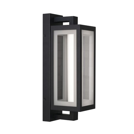 Afx Blake LED Outdoor Sconce, 18 in., Black, 5CCT 120-277V BLKW0718LAJUDBK